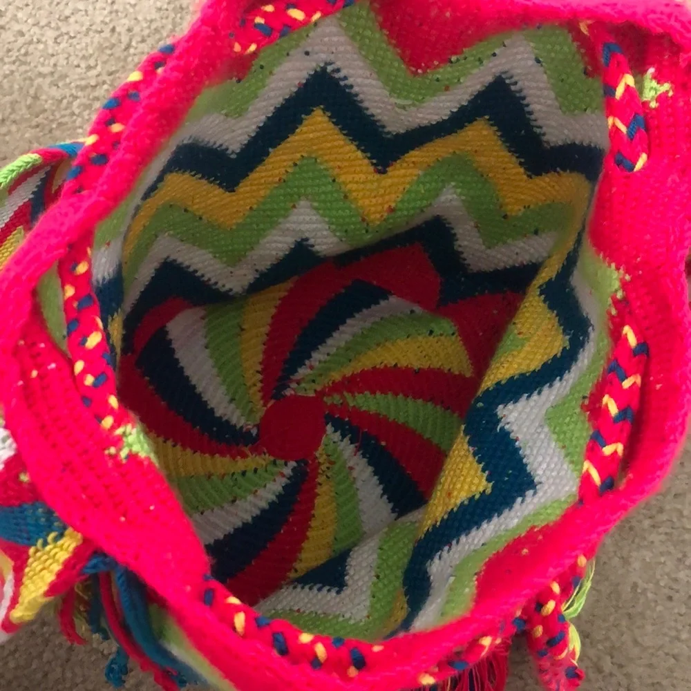 Columbian Handmade Knitted Bucket Bag